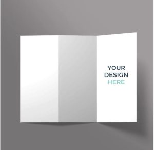 Double fold brochure